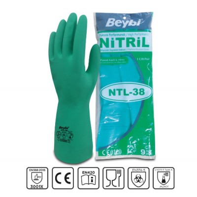 NTL38 Nitril İş Eldiveni